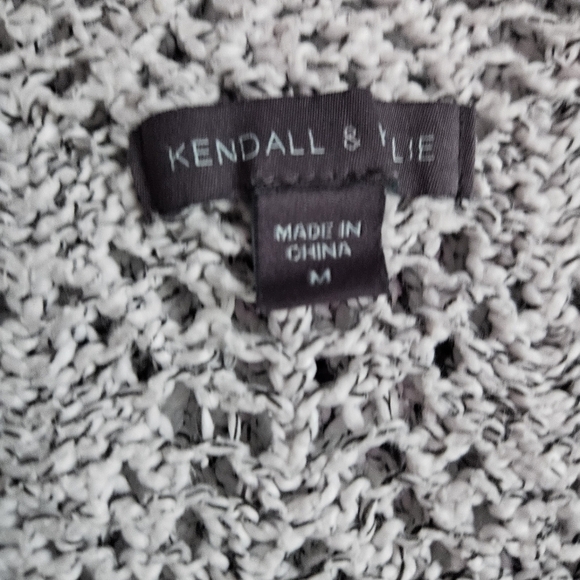 Kendall & Kylie Open Front Hooded Cardigan Sz Med - Picture 5 of 6